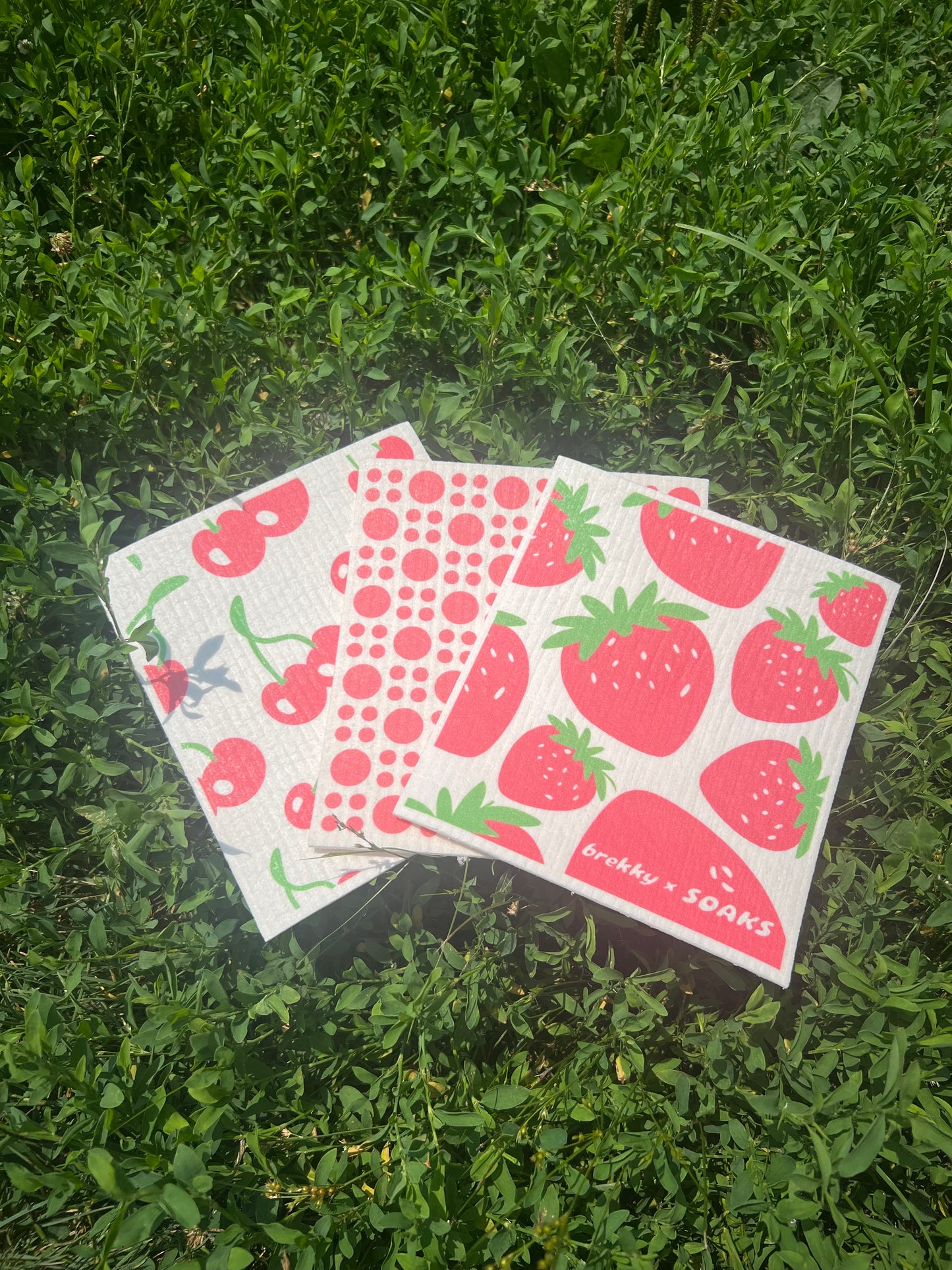 Brekky Pop Pack Swedish Dishcloths - Assorted 3 Pack