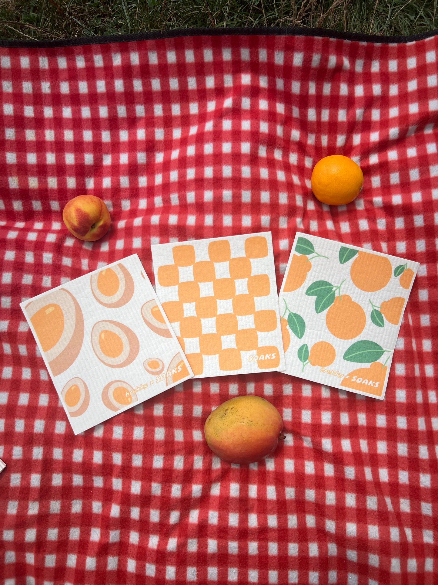 Brekky Peel Pack Swedish Dishcloths - Assorted 3 Pack
