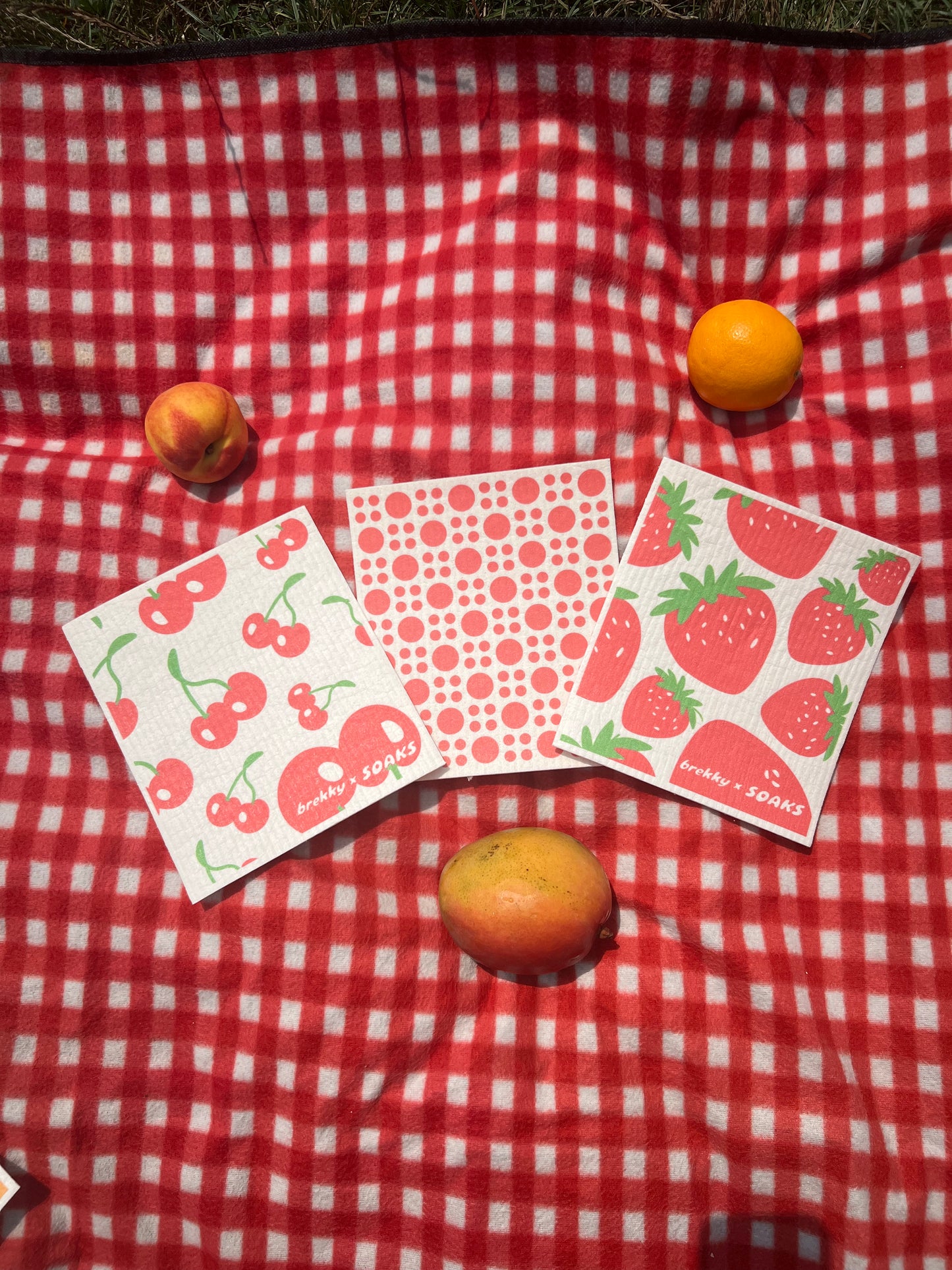 Brekky Pop Pack Swedish Dishcloths - Assorted 3 Pack